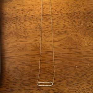 COACH Pave short ID necklace - BRAND NEW